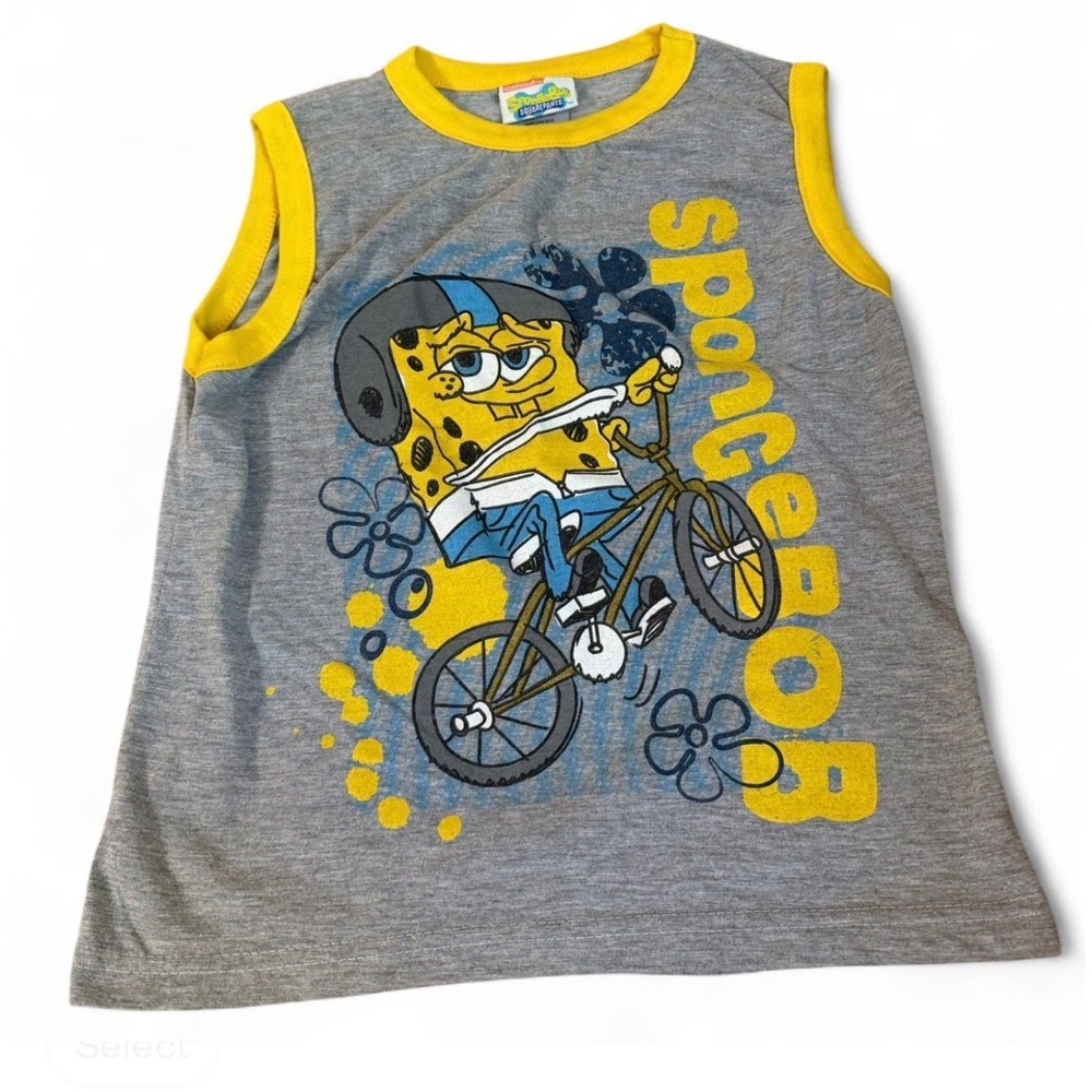 Y2K SpongeBob tank top boys size 7